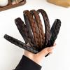 2pc Vintage Wig Twists Braid Hairband with Toothed Anti-skid Hair Bands for Women Girls Korean Retro Headband  Accessories
