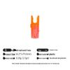 Multicolor Anti-Nail Plastic Arrow Nock with Inner Insert and Outer Wrap, Various Specifications Available.