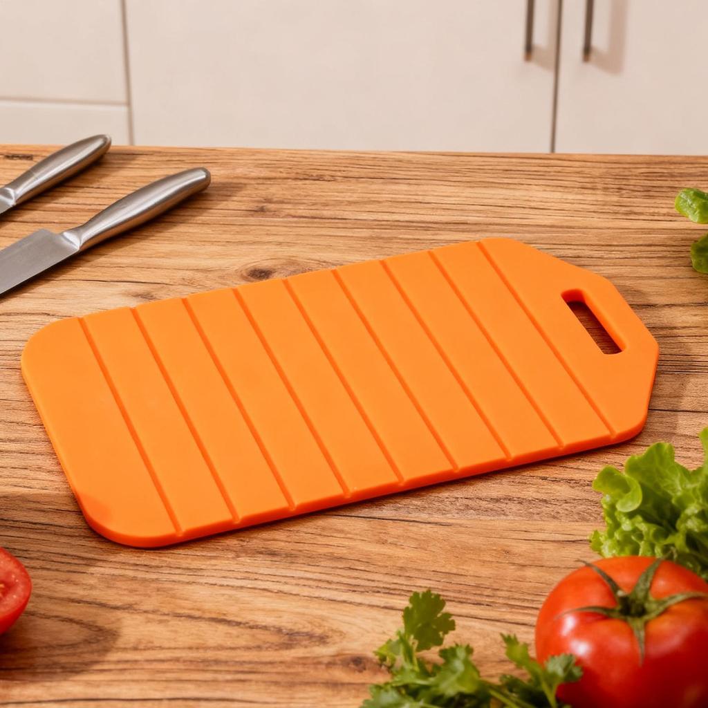 Silicone Folding Cutting Board Portable Chopping Mat Double-Sided Camping Picnic Chopping Block Mat Kitchen Cooking Tool