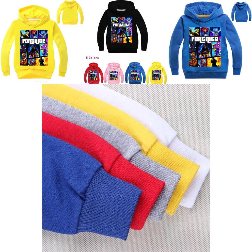 Game Kids Fortnite Hoodie Boys Girls Hoody Tops Jumper Sweatshirt Pullover