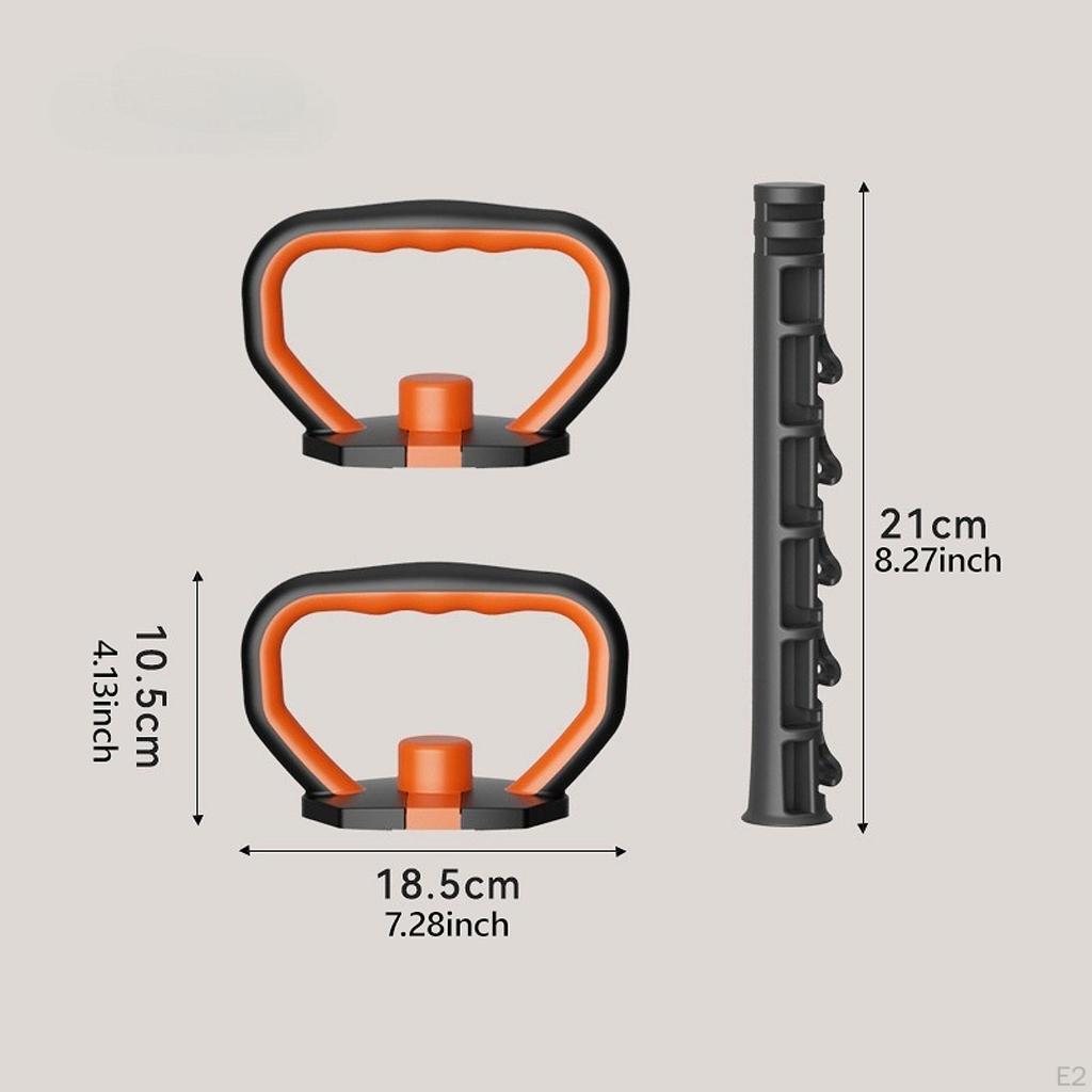 Kettlebell Handles Kettle Bell Grips Workout with Bar Equipment Adjustable Bodybuilding