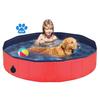 Foldable Pool for Kids, Pets, and Garden Use, No Inflation Required, Bath Toy, Ball Pool with Drain Plug, Easy Setup, Storage, and Portability