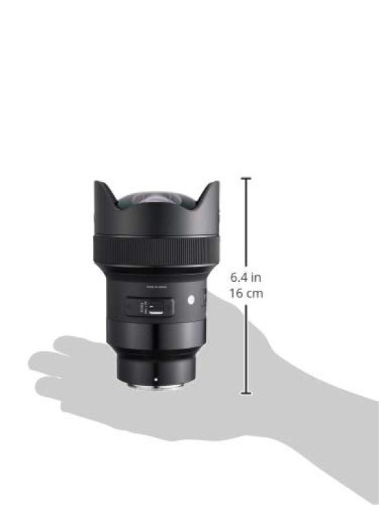 SIGMA 14mm DG HSM Lens for Sony Artificial Mirrorless Camera F1.8 E-Mount, Wide-Angle, Starburst, Full-Frame, Lens,