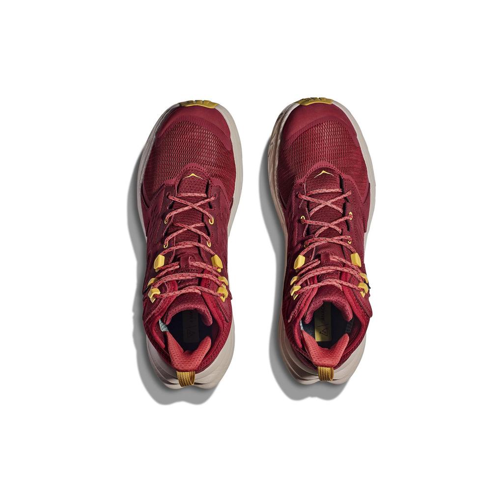 HOKA Anacapa 2 Mid GORE-TEX Cabernet Men Sneakers Red Oxford-Tan 1141633-COTN