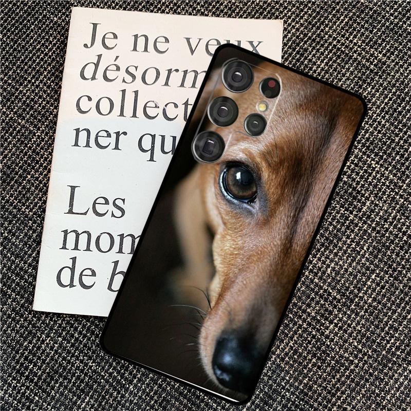 Teckel Dackel Dachshund Dog Case For Samsung Galaxy S25 Ultra S20 S21 S22 S23 S24 Ultra S9 S10 Plus S25 FE Back Cover