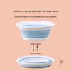 Portable Foldable Large Plastic Basin for Home, Dorm, Outdoor, and Travel Use