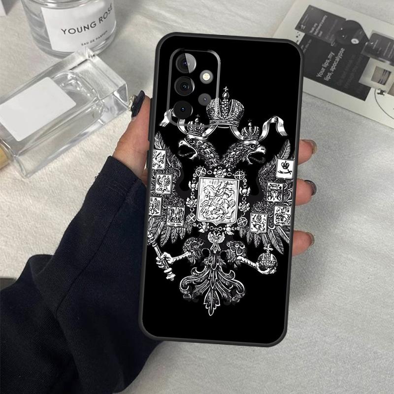 

Russian Empire Coat of Arms Phone Case For Samsung Galaxy A34 A54 A14 A13 A23 A33 A53 A73 A52 A42 A32 A22 A12 A51 A71 Samsung A51 4G