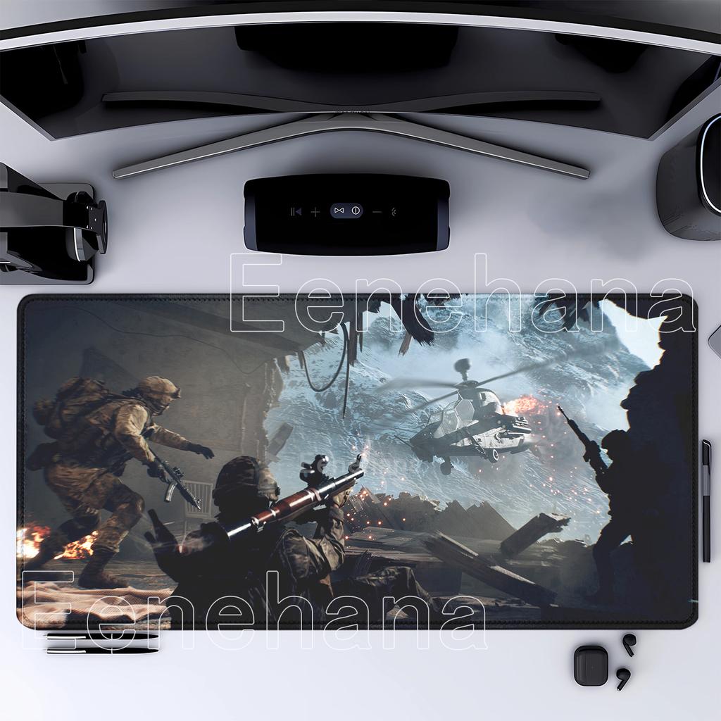 Game Battlefield Mousepad Keyboard Large offices Accessories Mouse Pad Lock Edge HD printing Gaming Esports overlock Desk Mat