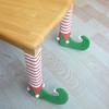 4pcs Christmas Decorations Shoes Stockings Chair Table Furniture Floor Protector Foot Leg Cover