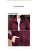 2025 Versatile Women's Stand-up Collar Double Zipper Cardigan: Casual Long Sleeve Sports Jacket