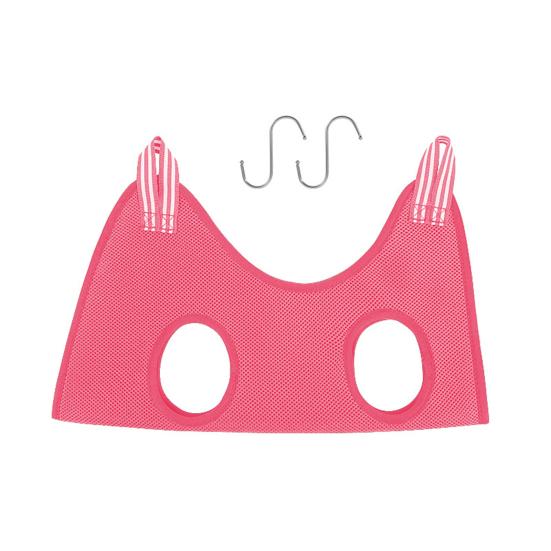 

Dog Grooming Hammock Breathable Mesh Cat Grooming Hammock Pet Grooming Restraint Sling for Cats Small Medium Dogs Nail Trimming XS рожевий