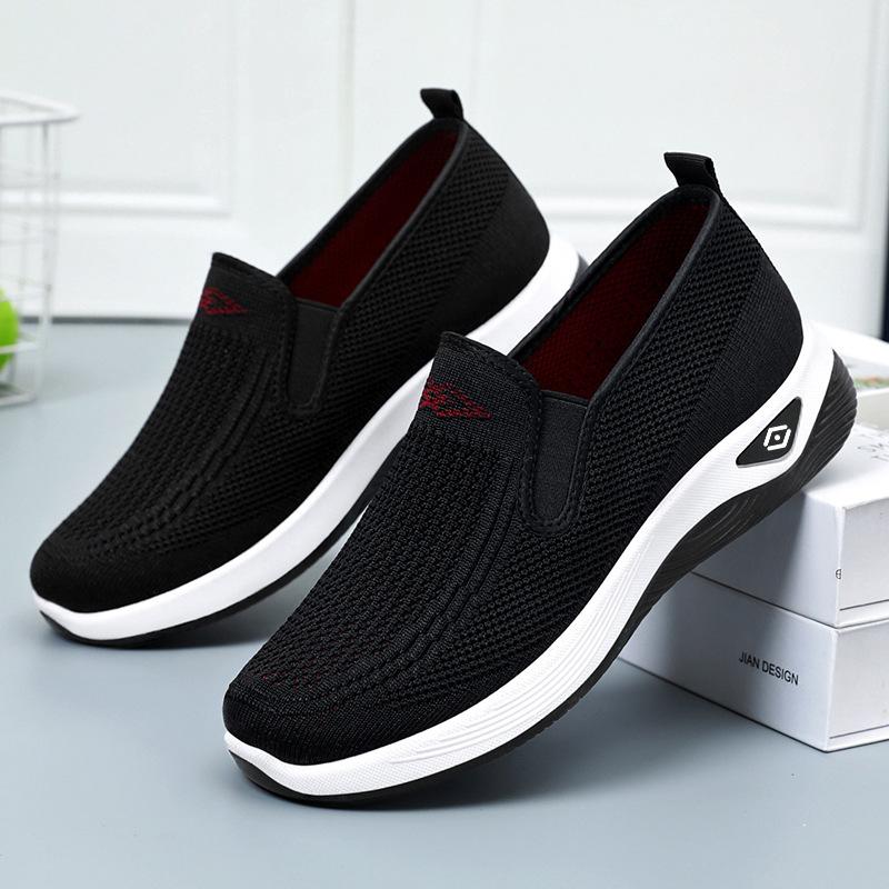 Shoes Women's Summer Breathable and Not Tired Feet Old Beijing Cloth Shoes Light and Comfortable Casual Middle-aged and Elderly Mother Shoes