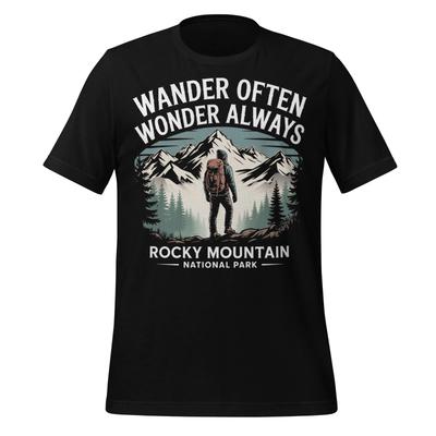 Rocky Mountain Nationalpark Shirt Wanderer Natur T-Shirt Unisex Outdoor Abenteuer