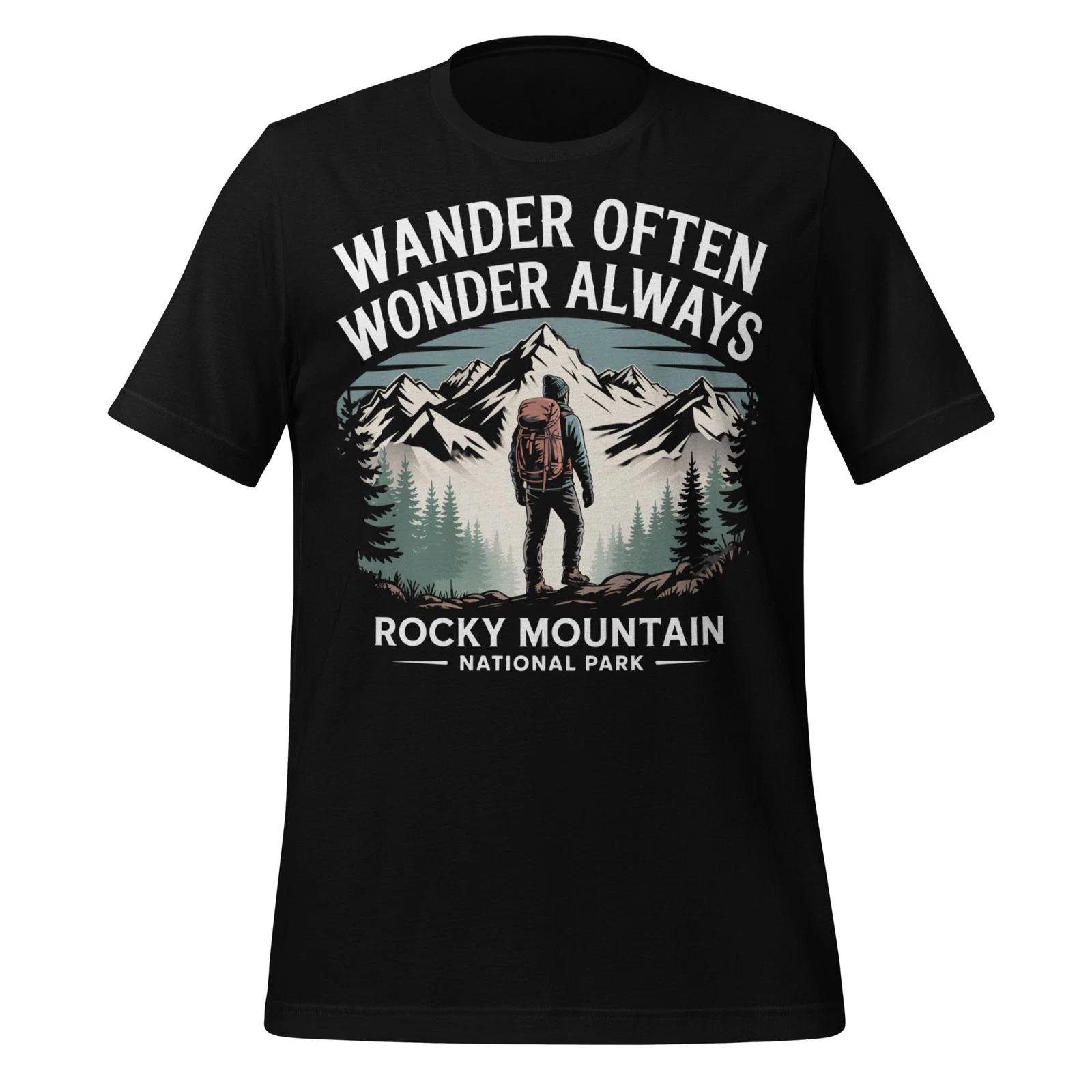 

Rocky Mountain National Park Shirt Hiker Nature Tee Unisex Outdoor Adventure S