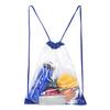 Clear Waterproof PVC Large Capacity Drawstring Bag Adjustable Stadium Travel Beach Storage Backpack Outdoor Supplies