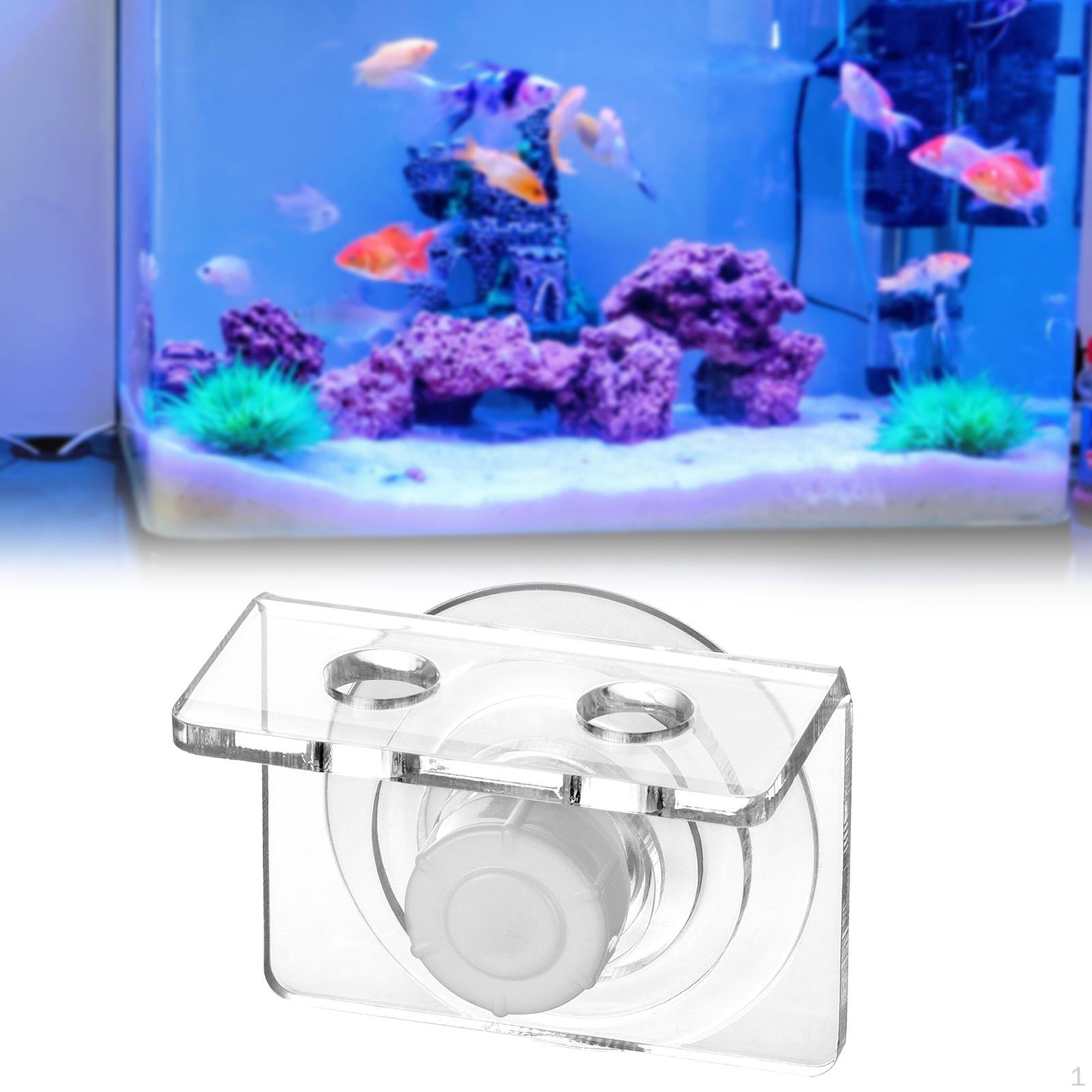 

Acrylic Coral Fragment Holder with Suction Cup for Aquariums And Fish Tanks. 2 hole