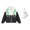 Li Ning Sports Trendy Collection Trench Coat Men's Standard White Black AFDU033-1
