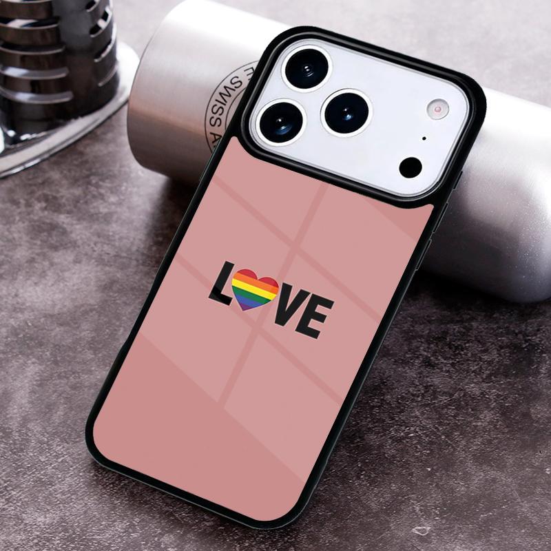 Gay Pride Flag LGBT Phone Case for iPhone 17 16 15 Pro Max Air 14 13 12 11 Plus Shockproof Cover