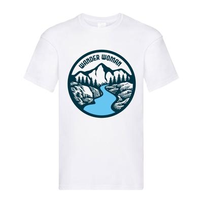 Wonder Woman T-Shirt Herren Damen Tops T-Shirts – Weißes Camping- & Wander-Tee für Damen – Outdoor-Abenteuer
