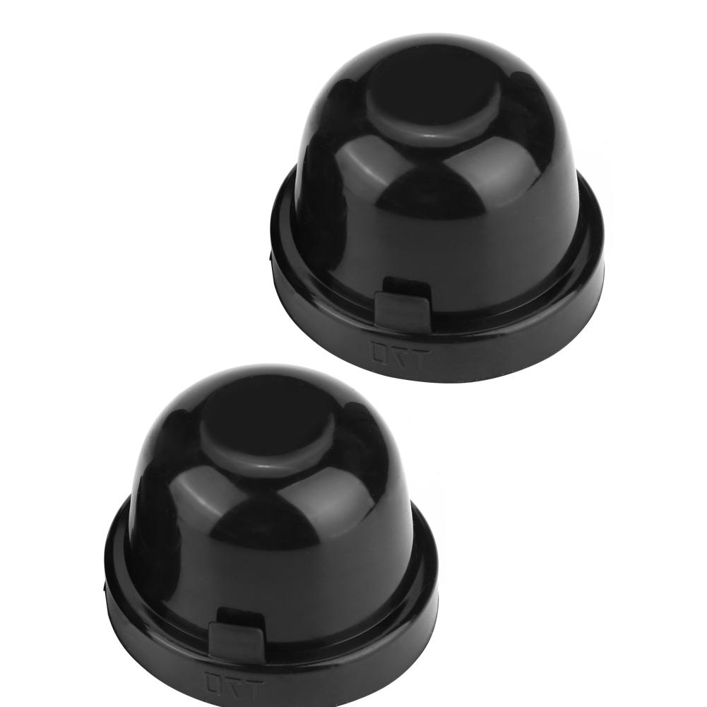 2 Pcs 70mm High-Quality Rubber Headlight Cover Waterproof Dustproof Sealing Cap Universal Fit for Car LED HID Bulb Retrofit