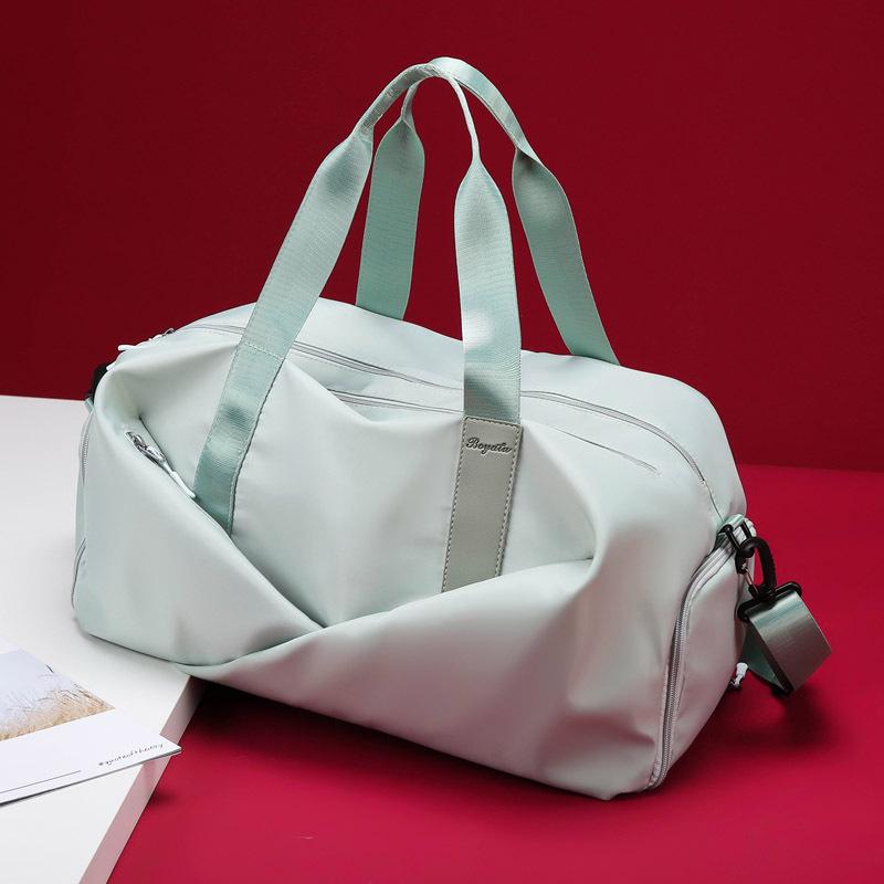 Large Capacity Wet/Dry Separation Crossbody Fitness Bag - Unisex Yoga, Gym, and Travel Tote