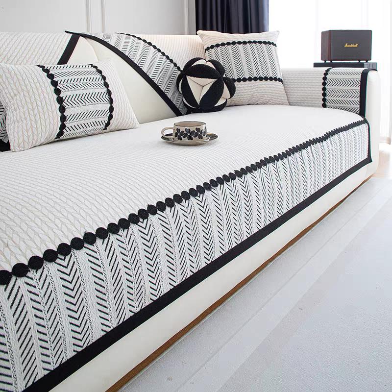 

1PC Chenille Sofa Seat Pad Non Slip Universal Couch Cushion Towel Home Decor Corner Sofa Cover for Living Room funda sofa A 70x70cm 1pc