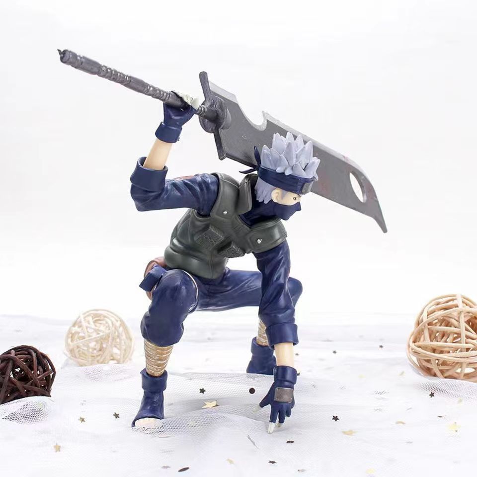 Large Naruto Character Model Personal Collection Desktop Decoration Pvc Material