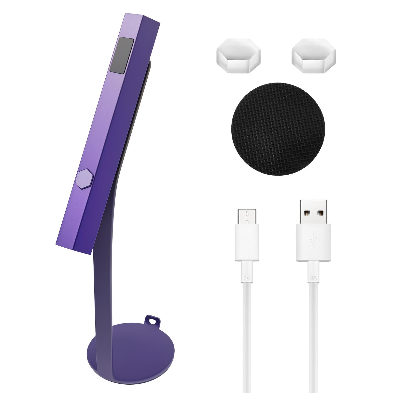 

Mini Nail Lamp Portable Small Nail Curing Light with Stand 3W USB Rechargeable Manicure Dryer Gel Lamp for Manicure Salon Women белый