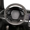 Glossy Black Steering Wheel Cover molding Trim For Corvette C7 2014-19