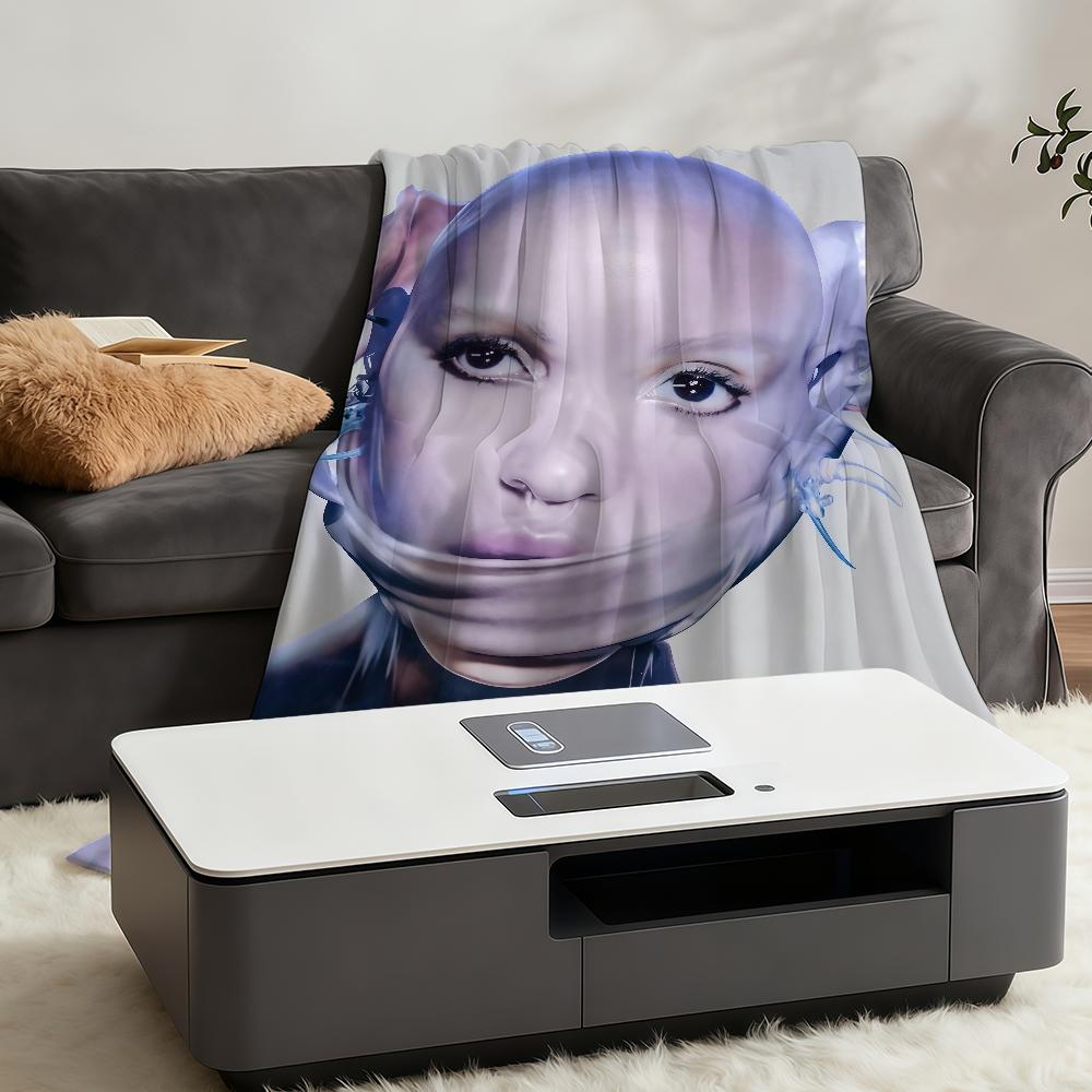 EUSEXUA Nachleuchtende FKA Twigs Decke Überwurf Super Gemütlich Plüsch Wohnzimmer Sofa Couch Kindliche Geburtstagsgeschenke