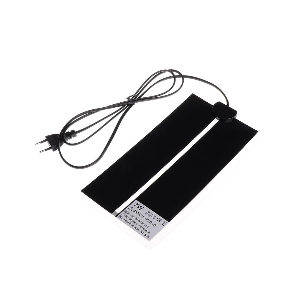 

25.6 x11 Reptile Heating Mat 7W for Turtle Snake Lizard for Frog Spider Amphibians Terrarium Reptile Habitat Supplies