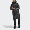 Adidas Long Hooded Down Jacket Unisex Outerwear Black GF0070