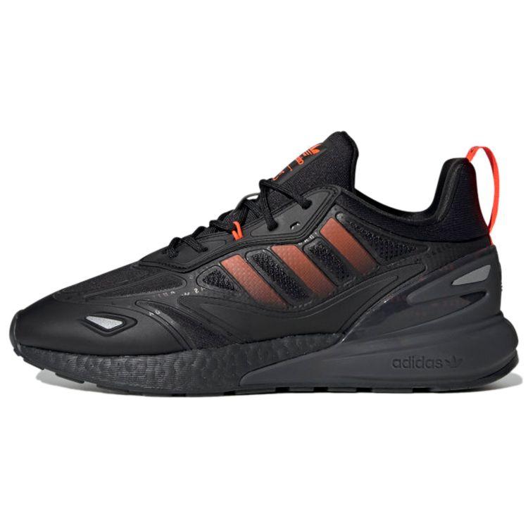 adidas ZX 2K Boost 2.0 Black Solar Red Men Sneakers Core-Black Carbon GZ9087 36⅔