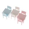 1:12 Dollhouse Miniature Wooden Kids Table Chair Set Doll House Accessories