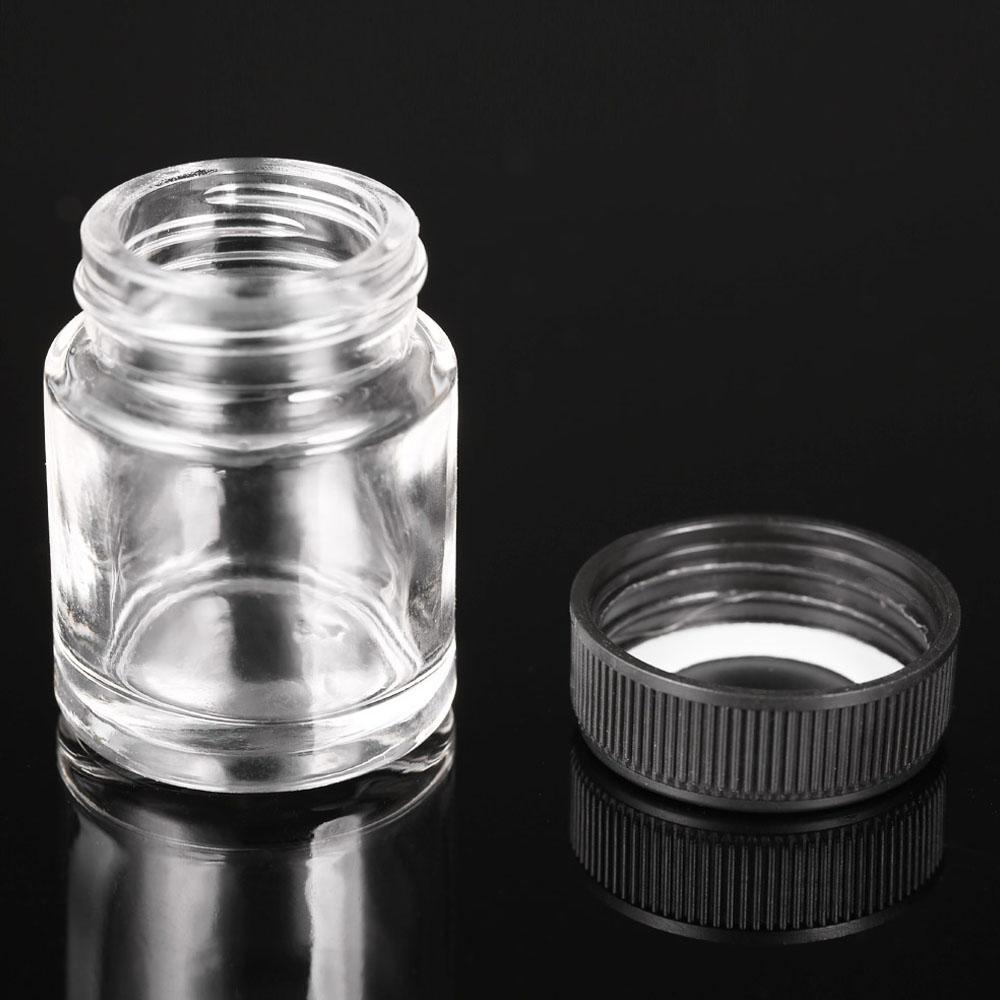 10KS Airbrush Skleněné a PP Lahvičky 34oz 22cc Lahvičky na Airbrush Nádobky s Plastovým Víčkem Používání na