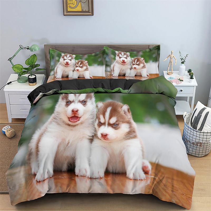 Cat Soft Duvet Cover Set Pet Cats Patern Twin Beding Set Lovely Kiten For Young Boys Mysterious Black Cat King-Sized Dimensionsd Dimensions Comfortabl