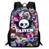 Printed Inorganic Killer Murder Drones School Bag, Cartoon Backpack Boys And Girls
