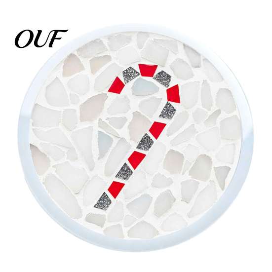 Creative Parent Child Interaction DIY Acrylic Coaster Making Kit, Christmas Theme Decorative Craft, Waterproof Drink Set Table Mat for Holiday
