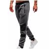 Men's Fashionable Casual Trousers Men's Sweatpants Pocket Zipper Design Sports Trousers