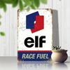 ElfRace Fuel Metal Tin Sign Vintage Retro Decor for Wall Garage Bar Gift