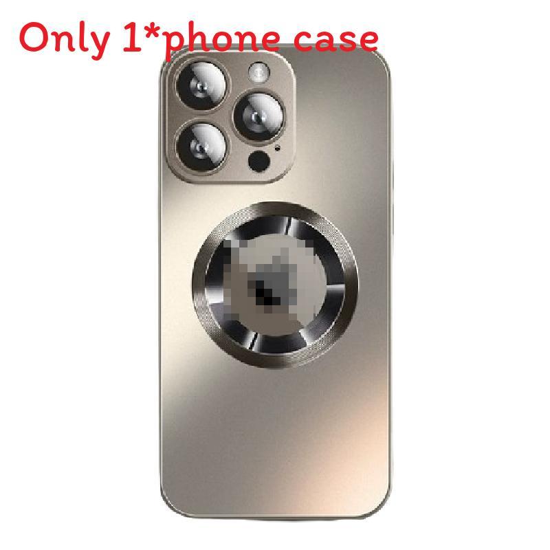 15 For Iphone Pro Matte Glass Magnetic Case With Shockproof Antiindentation