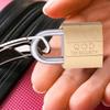 Copper Padlock Luggage Case Locker High Security Pad Locks with 3 Keys for Luggage Case Locker Home Improvement Hardware