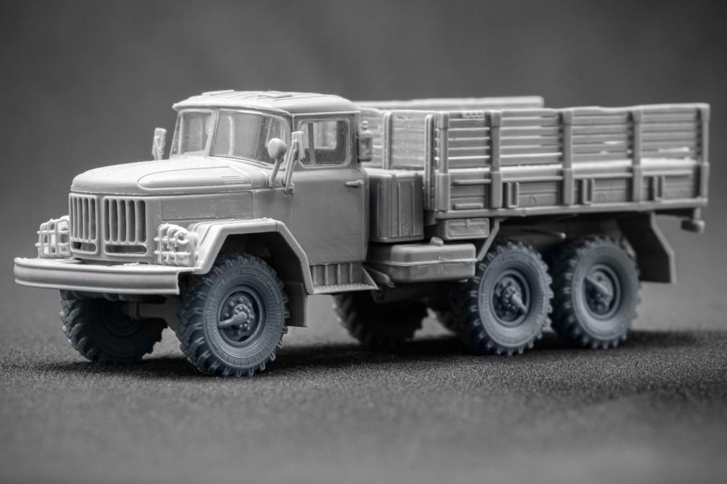 Truck Wheel Set Plastic Model Parts SCXWM72001 Scale-X 1/72 ZiL-131 (7 pieces) (for ICM) (Military Vehicle)