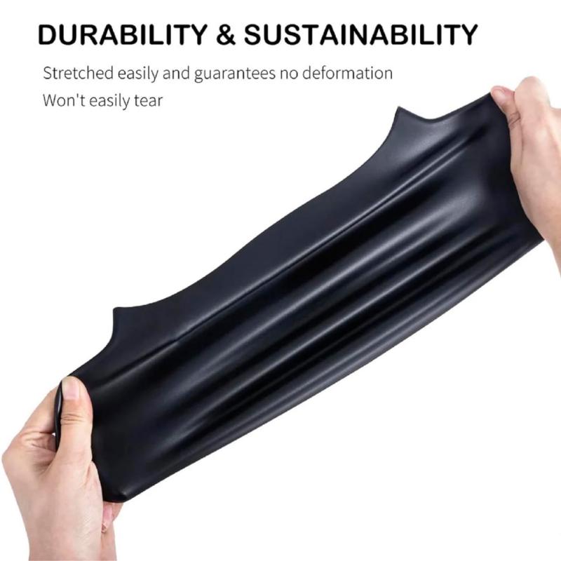 Unisex Adult Silicone Swim Cap Waterproof Swimming Hat Non Slip Bathing Pool Hat Elastic Silicone Cap for Long and Short Hair