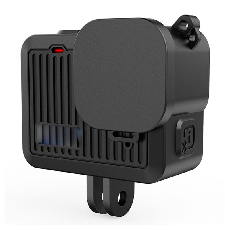 Camera Protective Accessories Set for Camera Including Black Silicone Case and Tempereds Glass Film