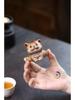 Yixing Zisha Handmade Lucky Zodiac Tiger Tea Pet Ornament