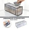 5PCS Household Grid Underwear Drawer Organizer Sock Bra Storage Box Closet Dorm Storage Bag Space Saving