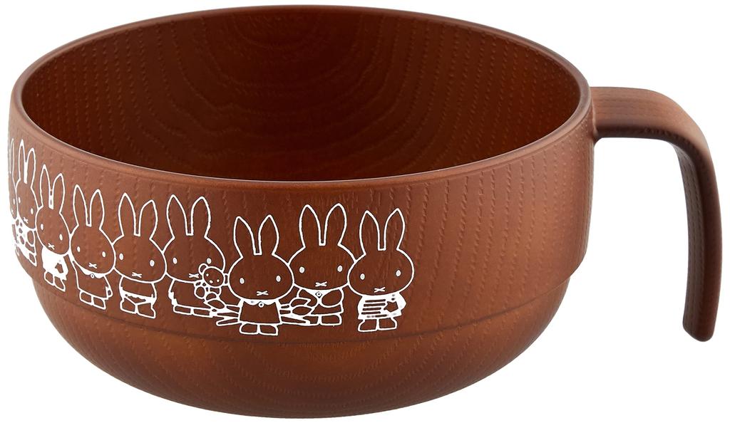 Marimo Craft All Miffy Stacking Soup x W14 x Mug, Brown, 11.3 H5.3cm (DBSJ-051)