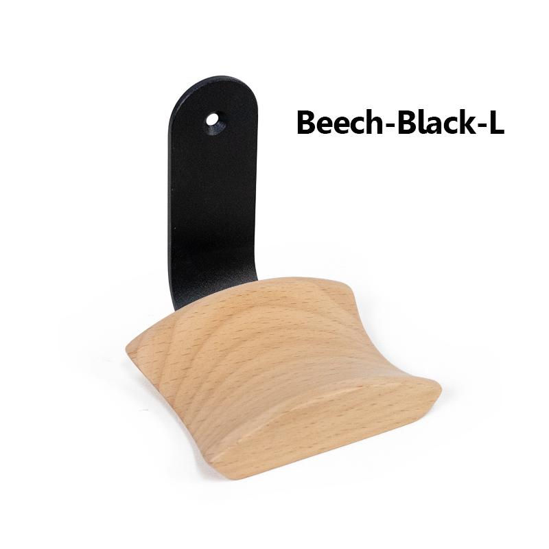 Universal Headphones Stand Solid Wood Gaming Headset Hanger Walnut Beech Maple Wooden+Aluminum Alloy Head-mounted Earphone Holde
