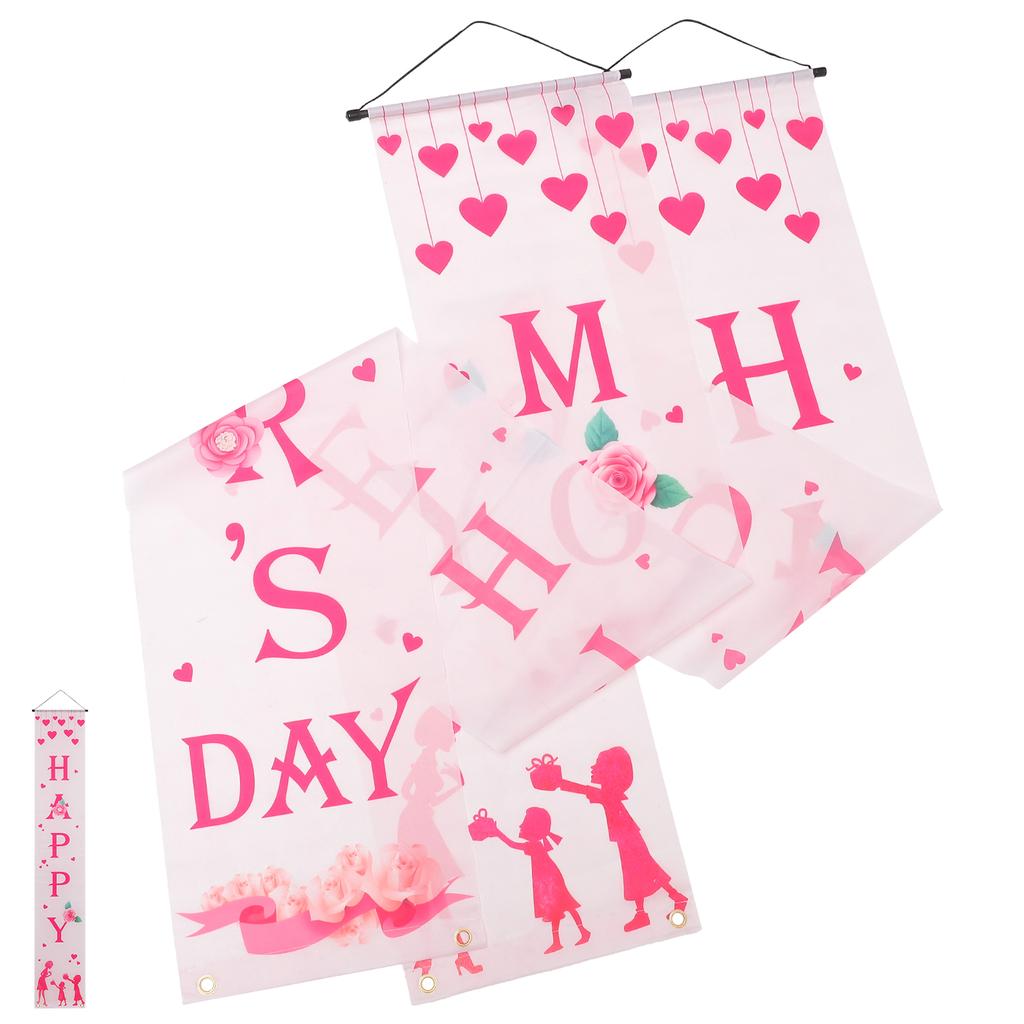 Muttertag Spruchband Partydeko Verandavorhang Tür Exquisite Zubehör Banner Vorhänge Ornament